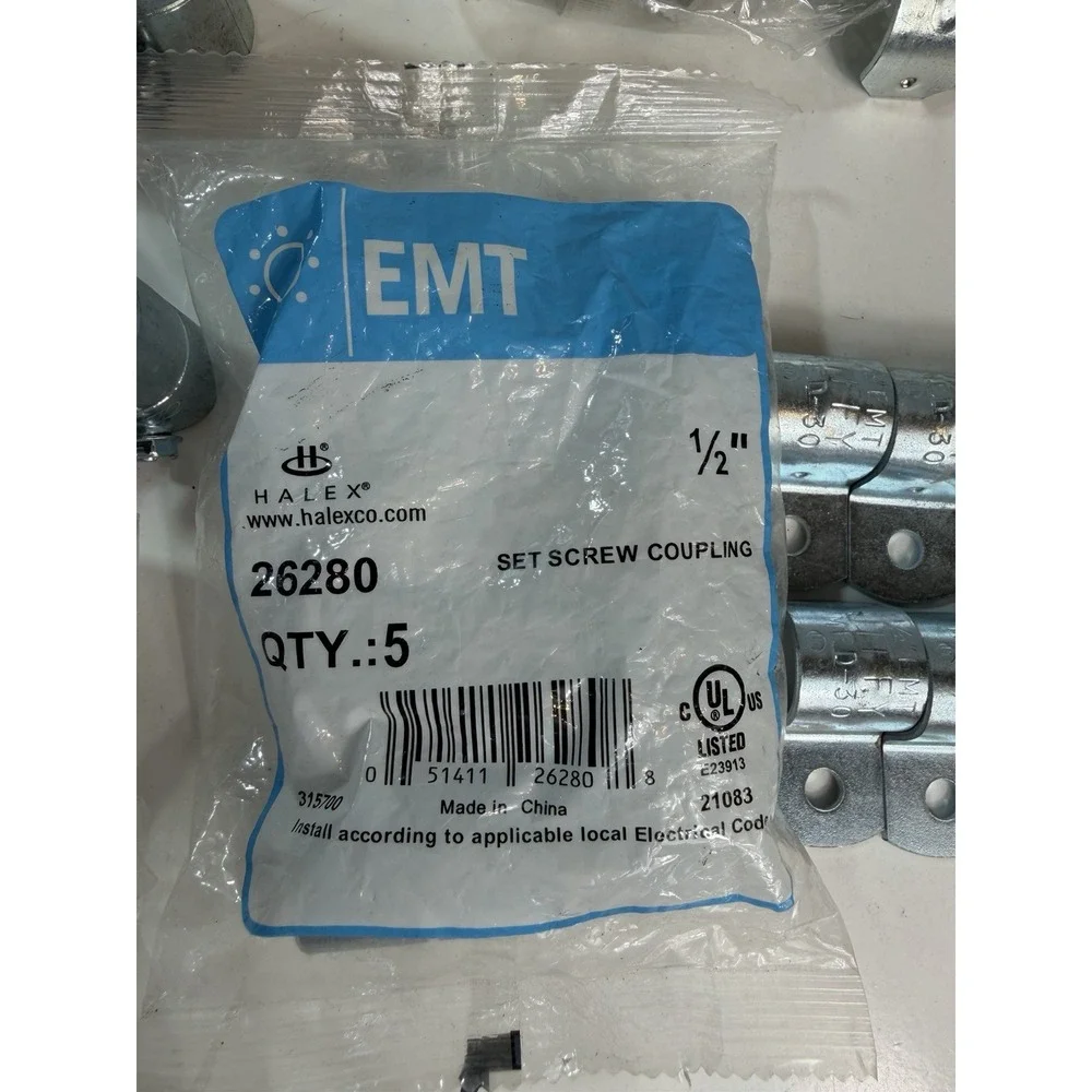 Halex & East Conduit EMT Fittings, Couplings & Elbows Set